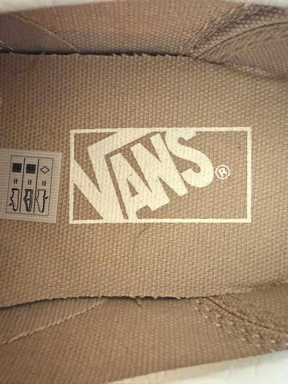 Vans Women’s Old Skool Canvas Platform Sneakers in Beige